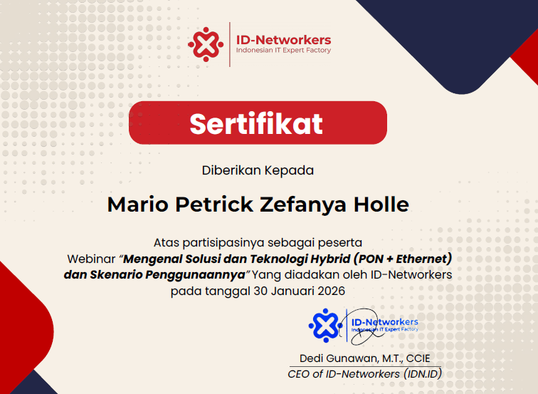 Sertifikat ID Network